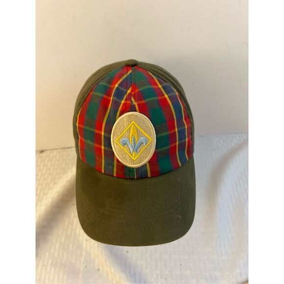 Boy Scouts adult baseball cap red green Snap Back - Picture 1 of 7
